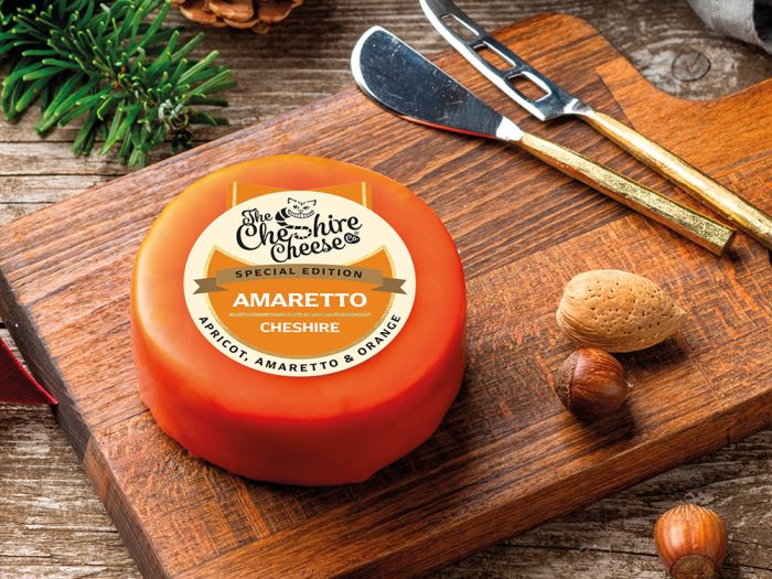 Cheshire Cheese Co Amaretto 200g Truckle