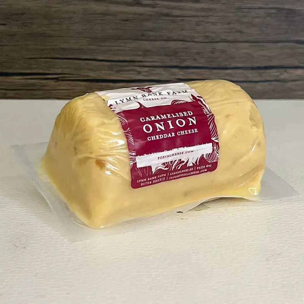 LBFCC Caramelised Red Onion Cheddar Barrel 145g