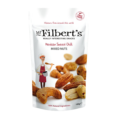 Mr Filberts Mexican Sweet Chilli Mixed Nuts 100g