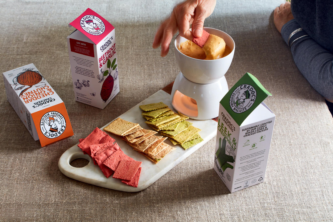 Cradocs Pear & Earl Grey Crackers 80g