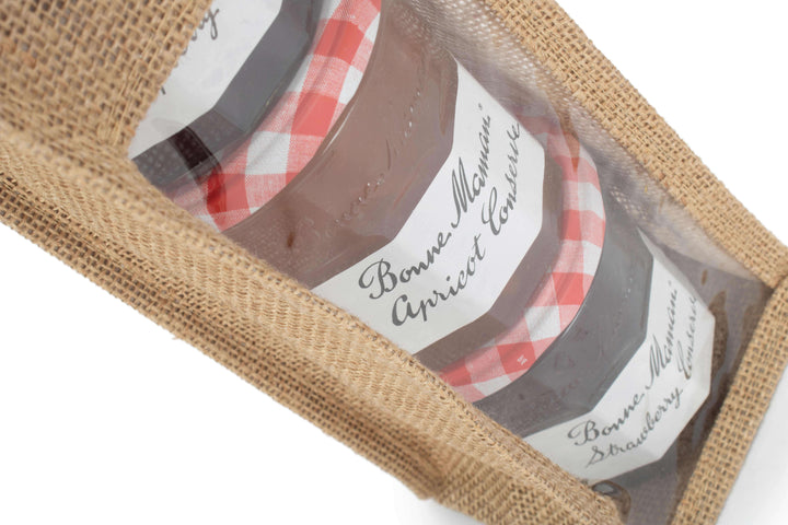 Single Kraft Wine Bottle Jute Bag
