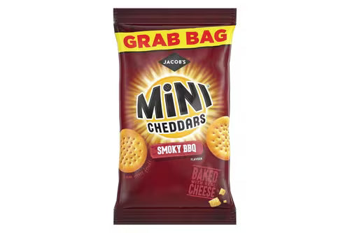 Jacobs Mini Cheddars Smokey BBQ 45g