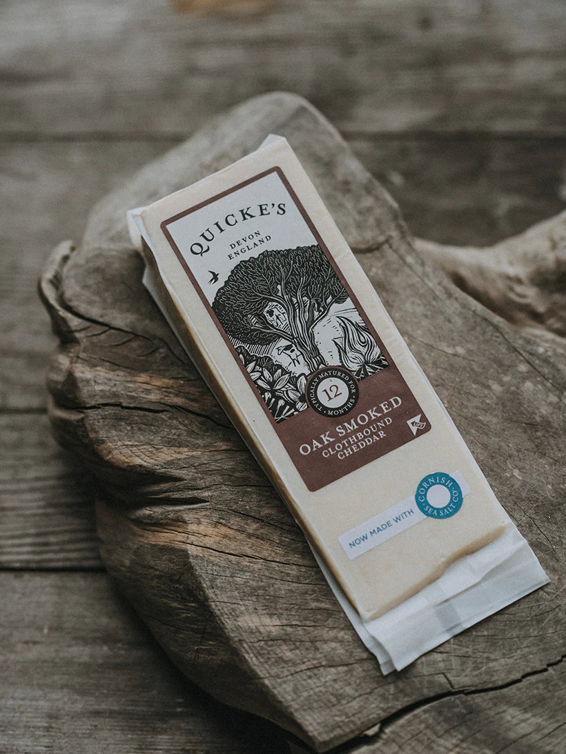Quickes Oak Smoked Cheddar Cheese 150g