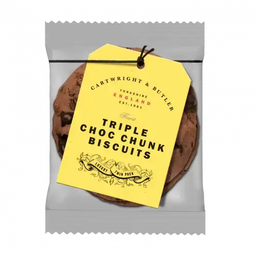 C&B Triple Chocolate Biscuits Twin Pack 35g