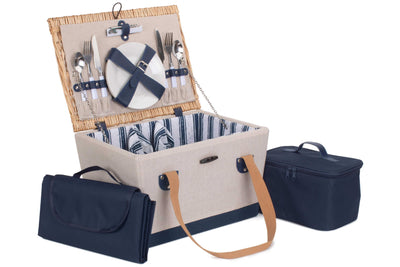 2 Person Nautical Fitted Picnic Hamper