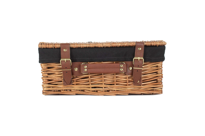 Steamed Willow Hamper with Black Lining Small