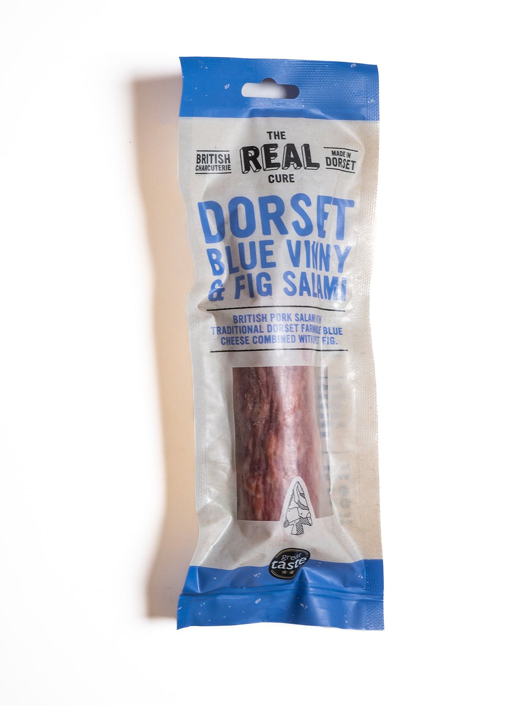 TRC Dorset Blue Vinny & Fig Salami Whole 150g