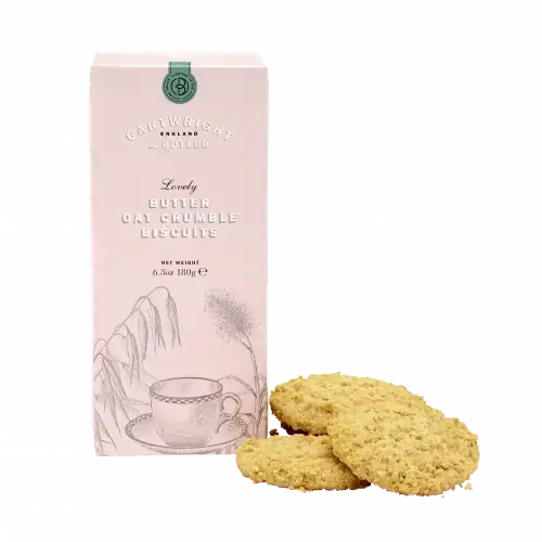 C&B Butter Oat Crumble Biscuits in Carton 200g