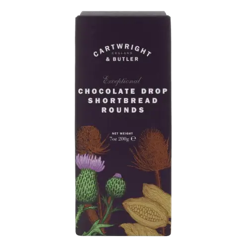 C&B Choc Drop Shortbread Rounds Carton