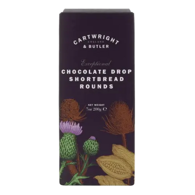 C&B Choc Drop Shortbread Rounds Carton