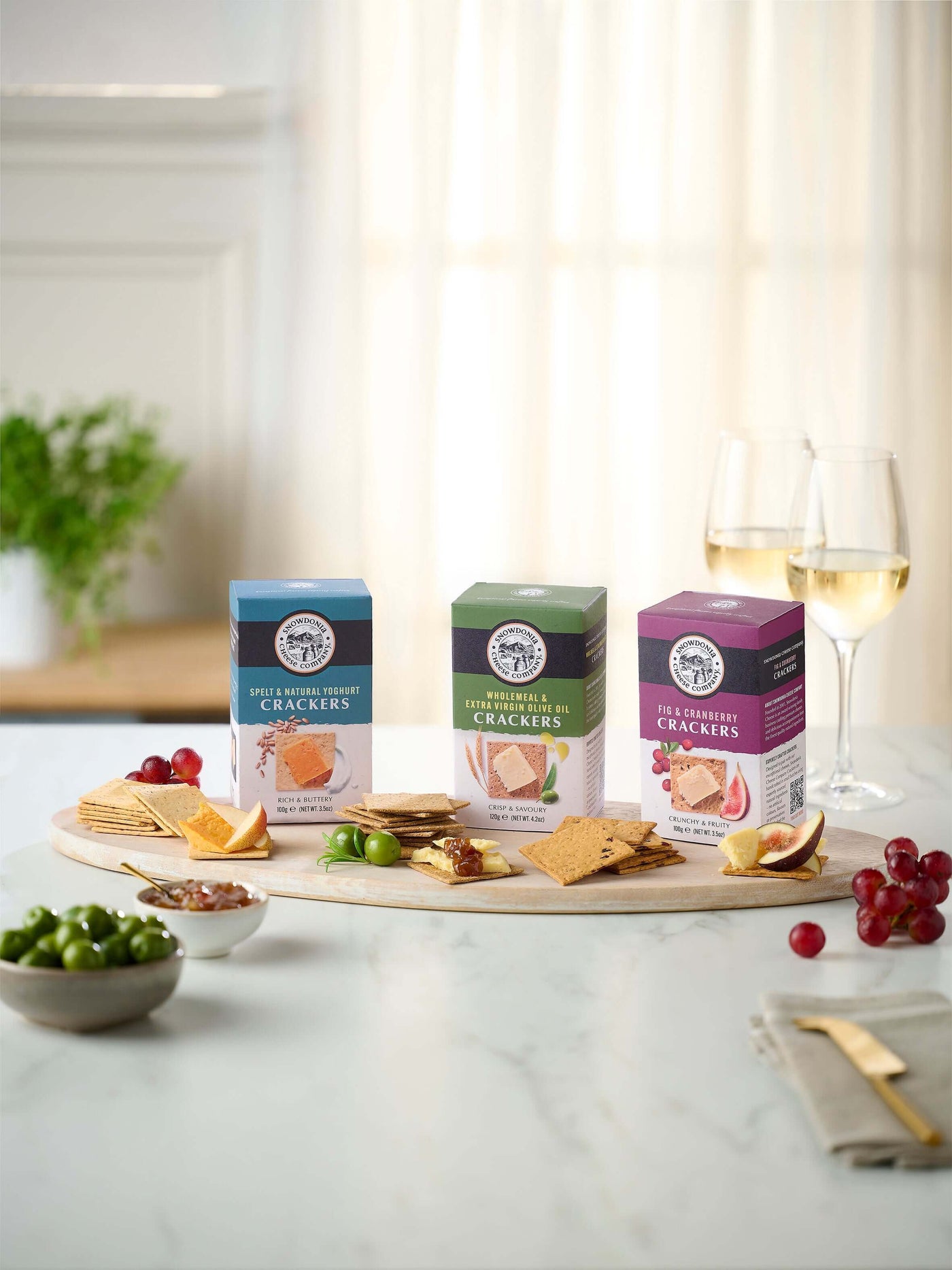 Snowdonia Crackers Fig & Cranberry 100g