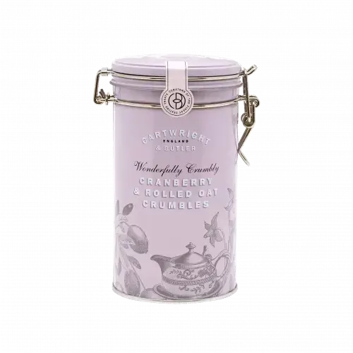 C&B Milk Cranberry & Oats Crumbles in Gift Tin 200g