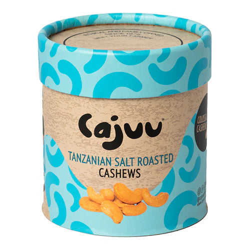 CAJUU Tanzanian Salt Roasted Cashew Tube 100g