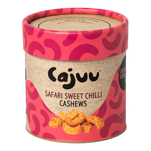 CAJUU Safari Sweet Chilli Cashew Tube 100g