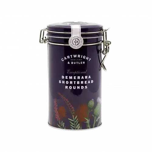 C&B Demerara Shortbread Rounds in Gift Tin 200g