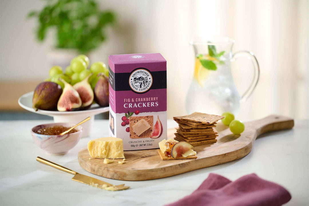 Snowdonia Crackers Fig & Cranberry 100g