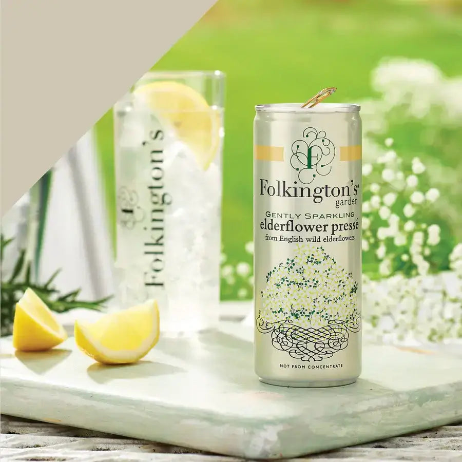 Folkingtons Elderflower Presse Can 250ml