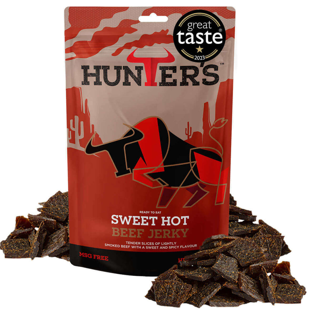 Hunters Sweet Hot Beef Jerky 28g