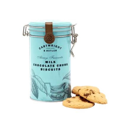 C&B Milk Chocolate Chunk Biscuits in Gift Tin 200g