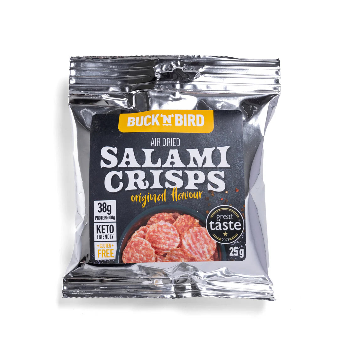 Buck n Bird Salami Crisps Original 25g