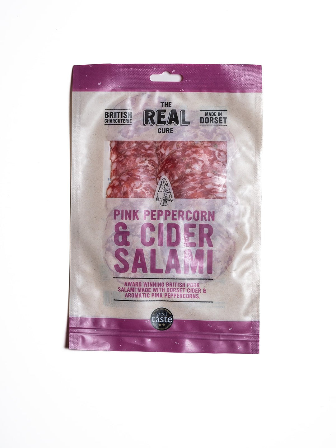 TRC Pink Peppercorn & Cider Salami Sliced 55g