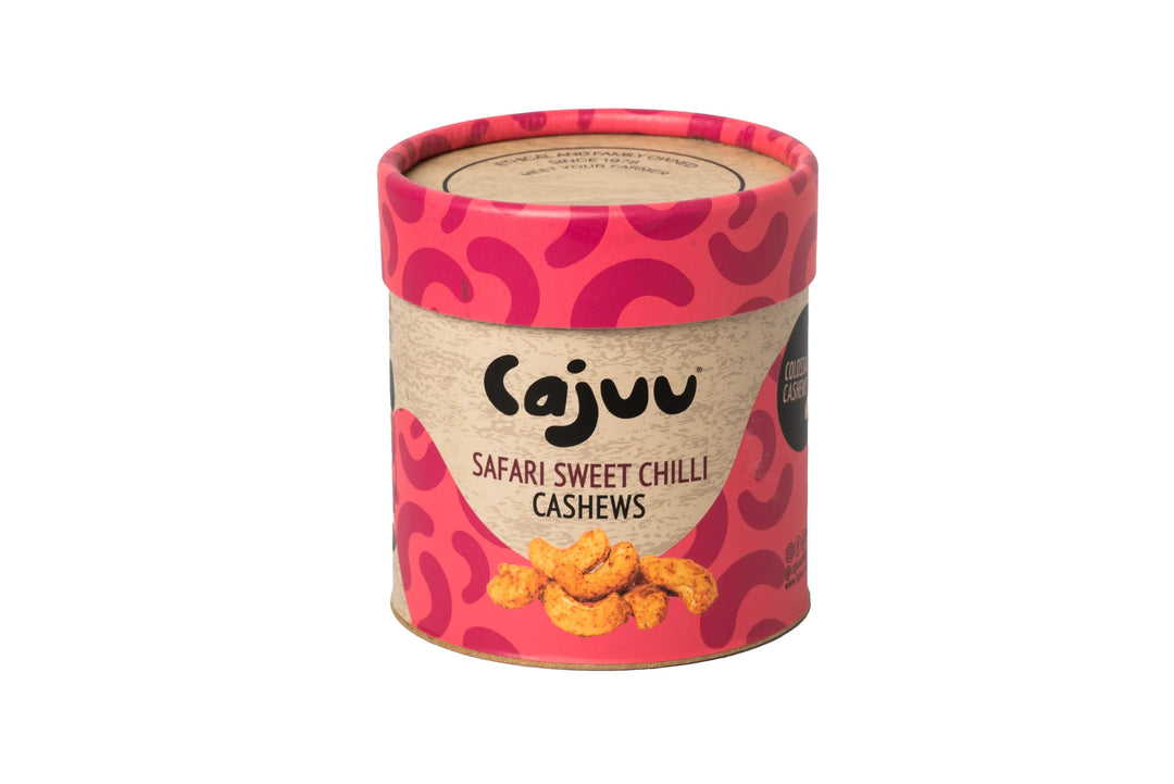 CAJUU Safari Sweet Chilli Cashew Tube 100g