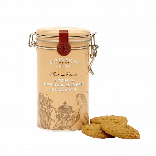 C&B Stem & Ground Ginger Biscuits in Gift Tin 200g