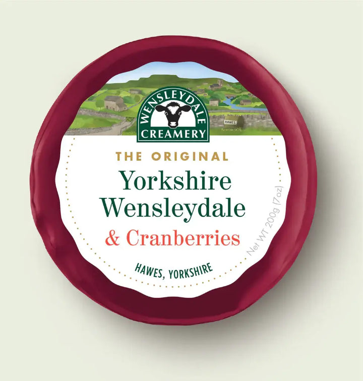 WC Yorkshire Wensleydale & Cranberries Truckle 200g