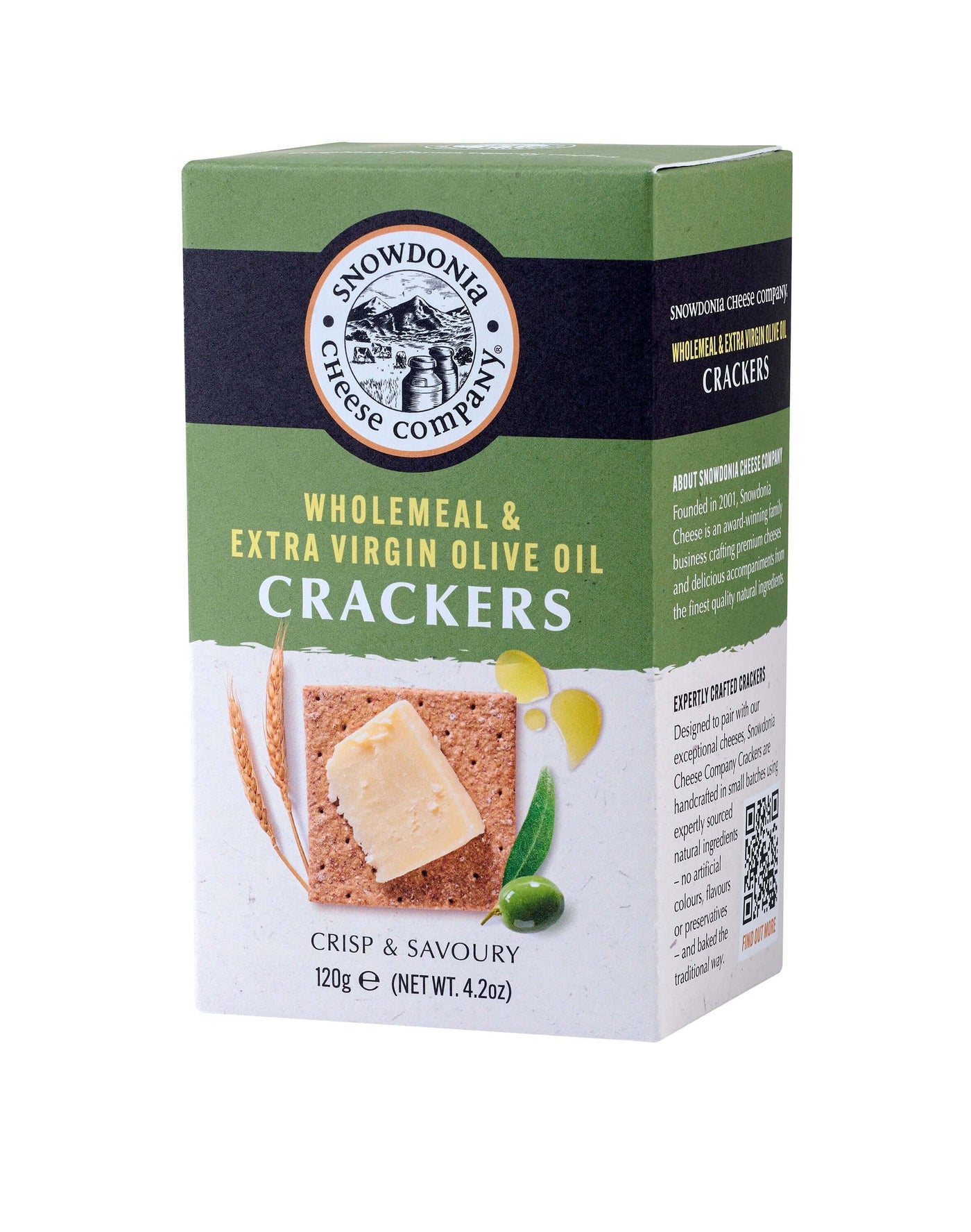 Snowdonia Crackers Wholemeal & Olive Oil 100g