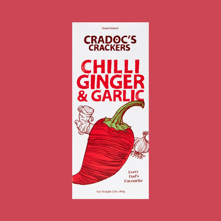 Cradocs Chilli, Ginger & Garlic Crackers 80g