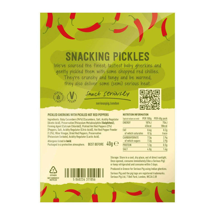 Snacking Pickles with Chilli 40g