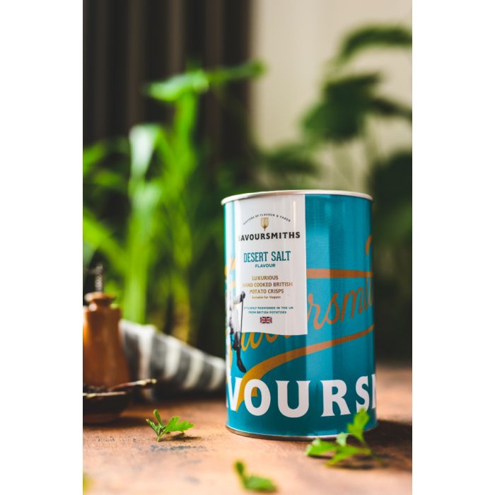 Savoursmiths Desert Salt Crisps 100g Tin
