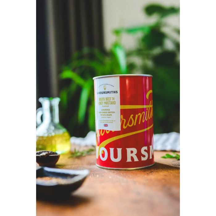 Savoursmiths Wagyu Beef & Honey Mustard Crisps 100g Tin
