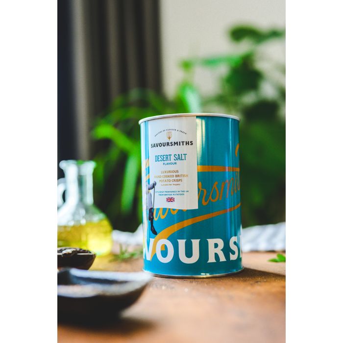 Savoursmiths Desert Salt Crisps 100g Tin