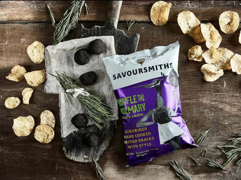 Savoursmiths Truffle & Rosemary Crisps 40g