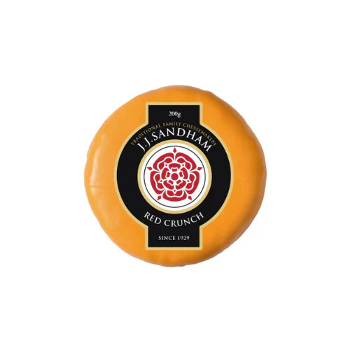 JJ Sandham Red Crunch Red Leicester 200g Truckle