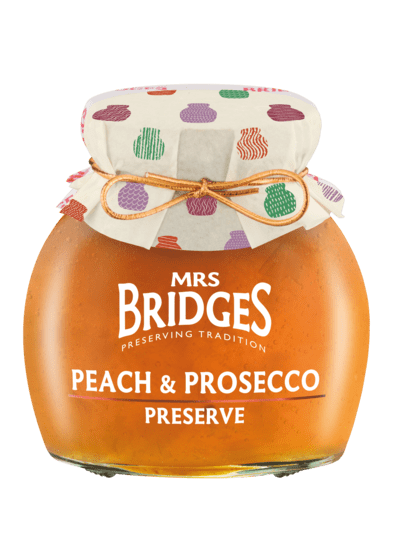 Mrs Bridges Peach & Prosecco Preserve 340g