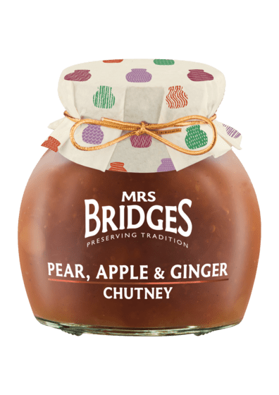 Mrs Bridges Pear, Apple & Ginger Chutney 100g