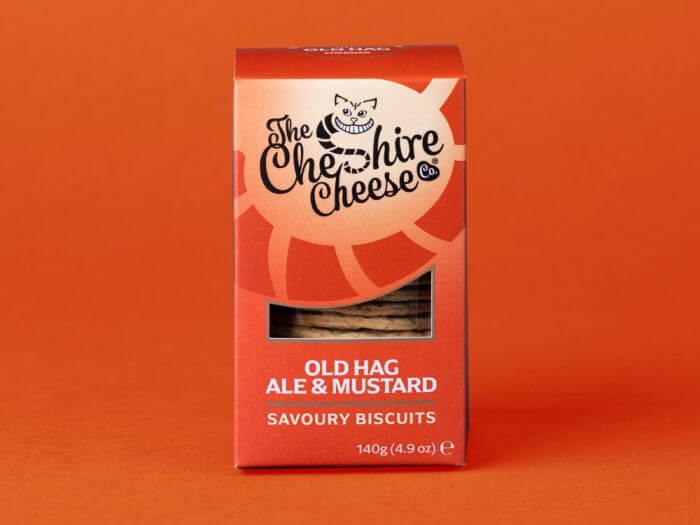 Cheshire Cheese Co Ale & Mustard Cheese Biscuits 140g