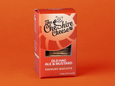 Cheshire Cheese Co Ale & Mustard Cheese Biscuits 140g