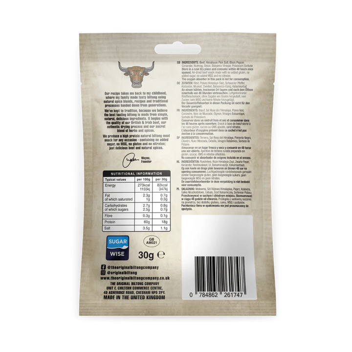 OBC Original Biltong 30g