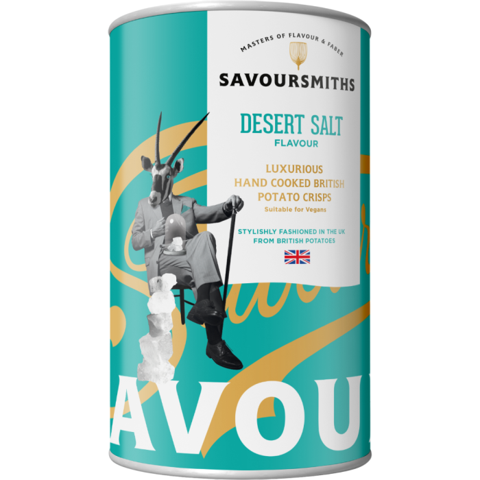 Savoursmiths Desert Salt Crisps 100g Tin