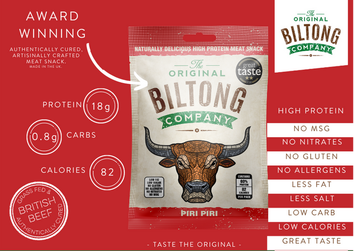 OBC Peri Peri Biltong 30g