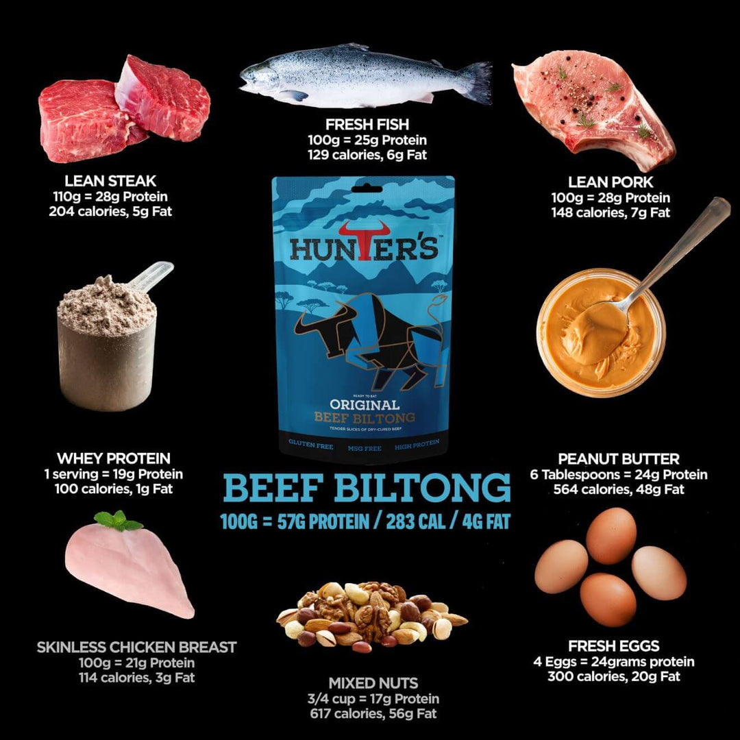 Hunters Original Beef Biltong 28g