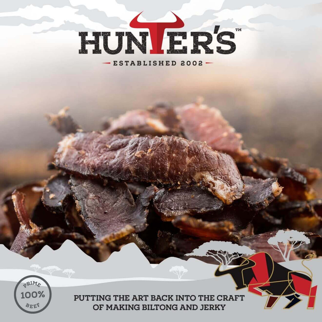 Hunters Peppered Beef Biltong 250g