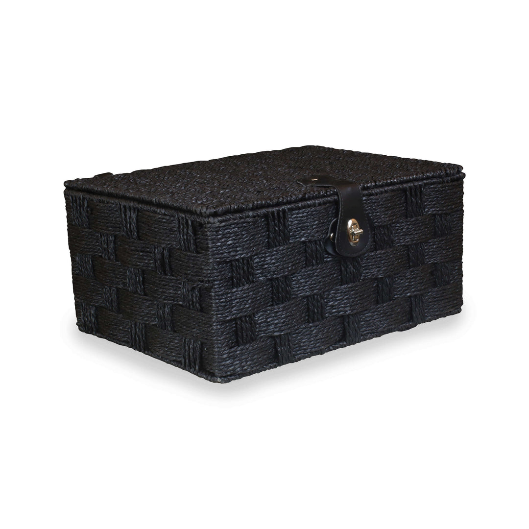 Paper Rope Hamper Black Large