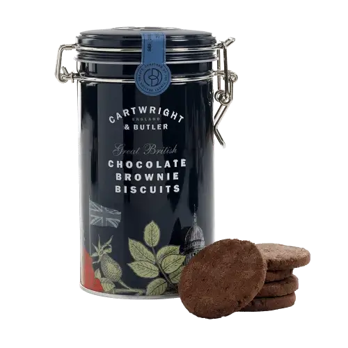 C&B London Collection - Chocolate Brownies Biscuits in Gift Tin 200g