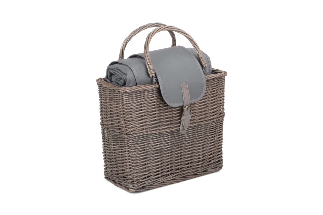 Grey Chiller Basket and Picnic Blanket