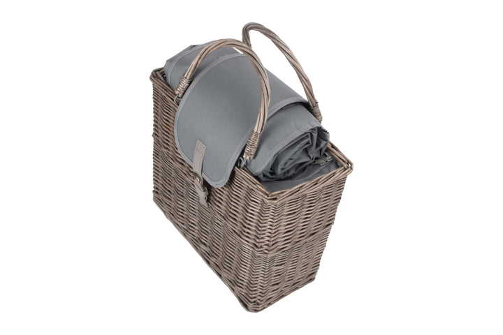 Grey Chiller Basket and Picnic Blanket