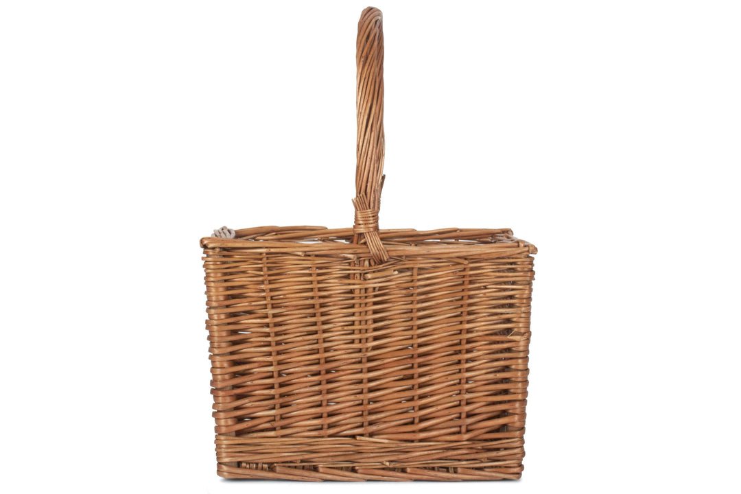 2 Bottle Wicker Wine Carrier